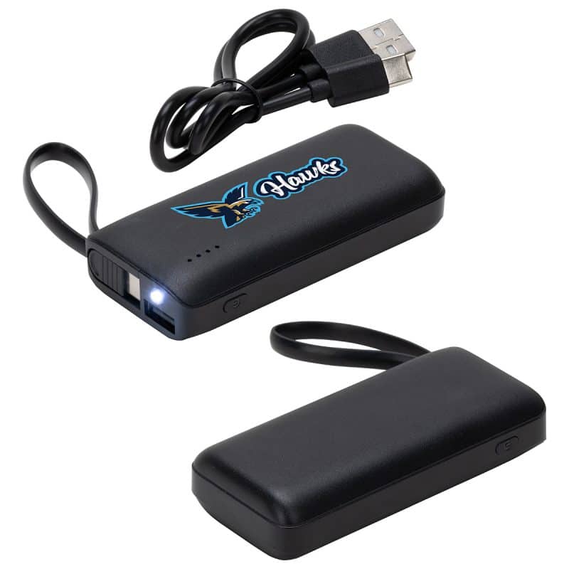 Chancellor 5000mAh Power Bank with USB-C Built-in Cable - 2