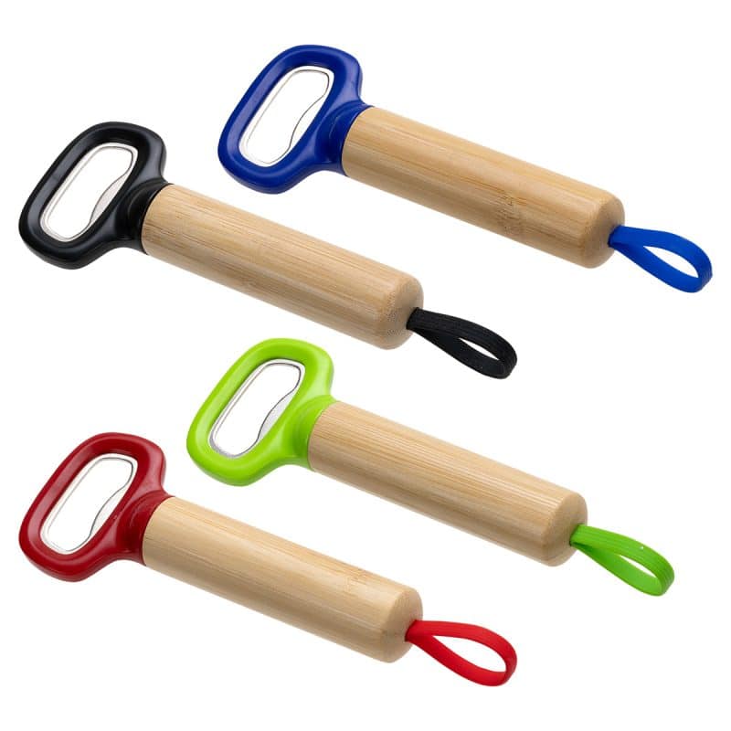 Pop Top Bamboo Bottle Opener - 1