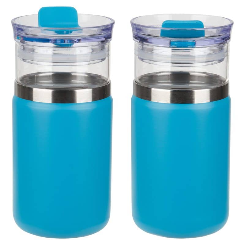 Tamari 12 oz Glass Tumbler & Vacuum Insulated Cooler - 1
