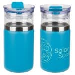 Tamari 12 oz Glass Tumbler & Vacuum Insulated Cooler - 2
