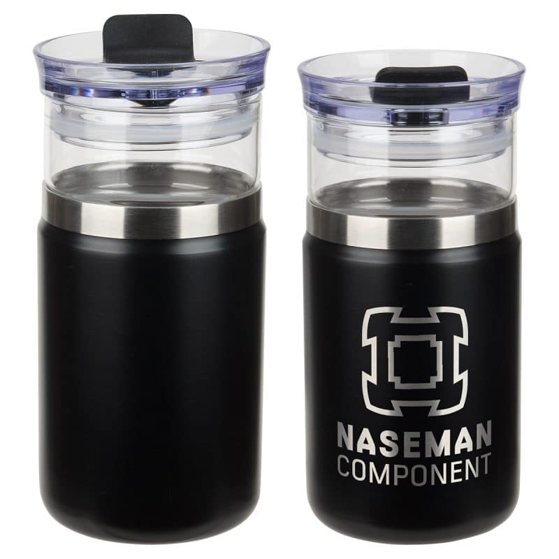 Tamari 12 oz Glass Tumbler & Vacuum Insulated Cooler - 3
