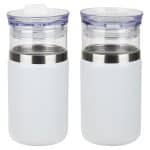 Tamari 12 oz Glass Tumbler & Vacuum Insulated Cooler - 6