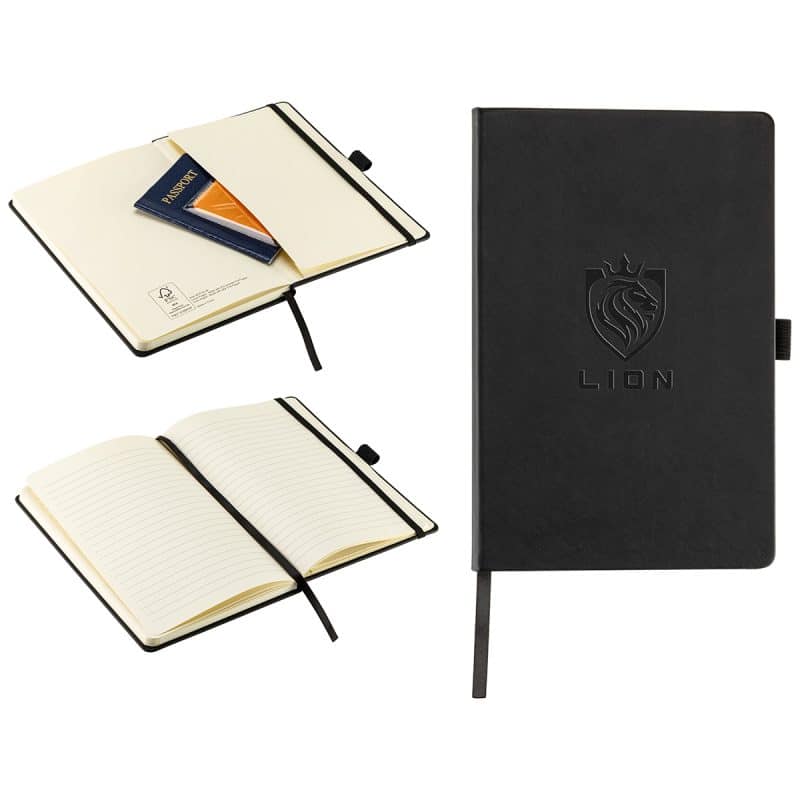 Elan Hardcover FSC® Journal with Pen Loop and Inner Pocket - 2
