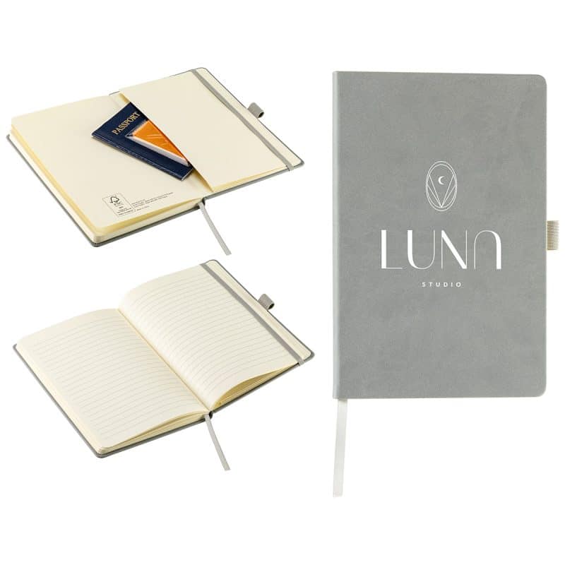 Elan Hardcover FSC® Journal with Pen Loop and Inner Pocket - 4