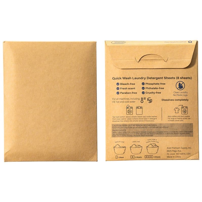 Quick Wash Laundry Detergent Sheets - 1