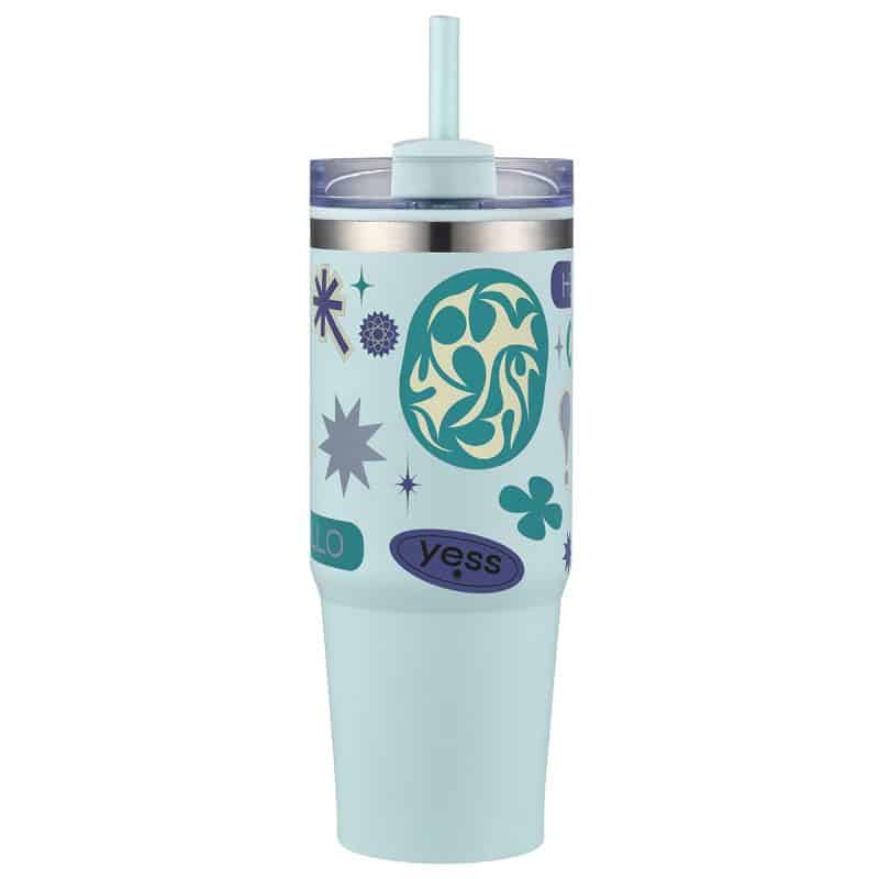 Monza 30 oz Stainless Steel/Polypropylene Tumbler - 6