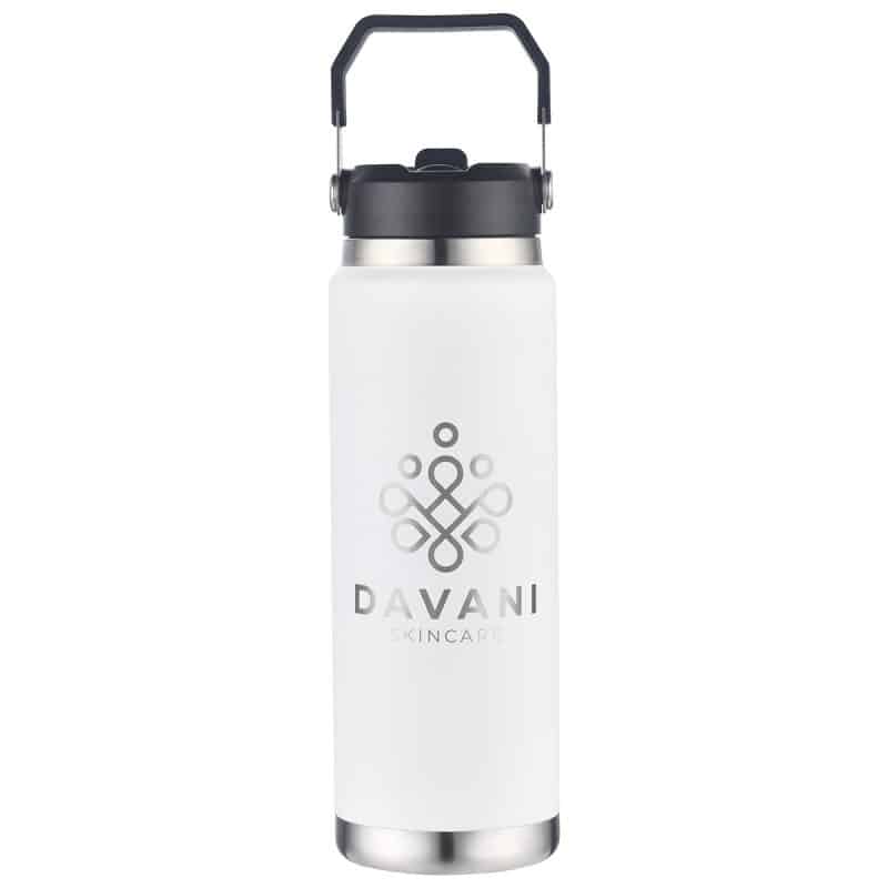 Senago 30 oz Vacuum Insulated Stainless Steel Bottle with Build-in Straw - 8
