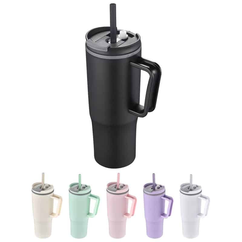 Sofia 30 oz Double-Wall Polypropylene Mug - 1