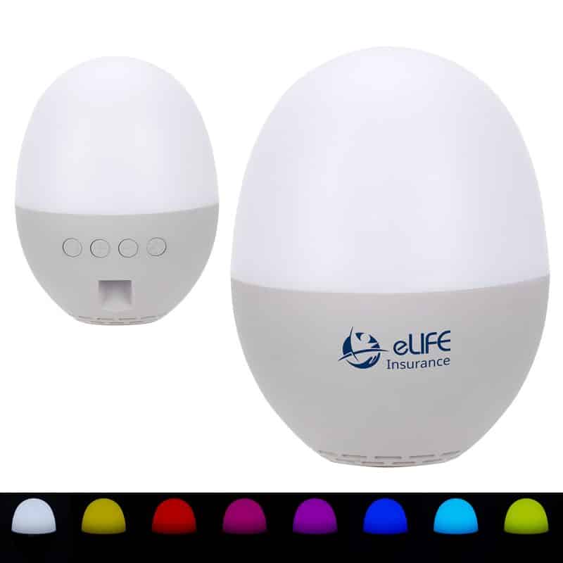 Audio Dome Lighted Wireless Speaker with White Noise Sounds - 2