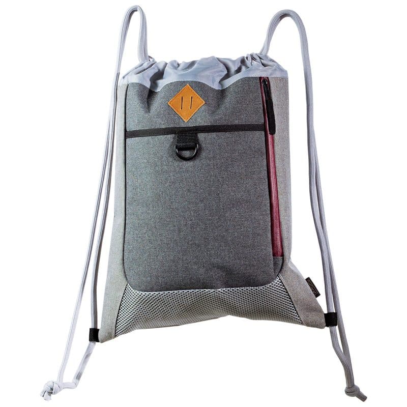 Bordeaux Polycanvas String Backpack by Taroko(TM) - 1