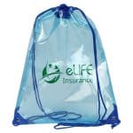 Diamond Clear TPU Drawstring Backpack - 2