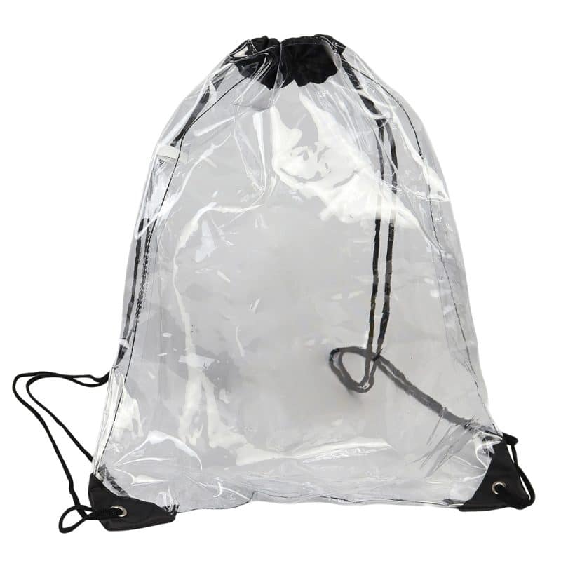 Diamond Clear TPU Drawstring Backpack - 5