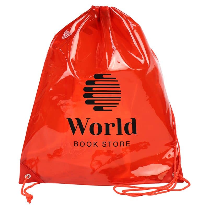 Diamond Clear TPU Drawstring Backpack - 6
