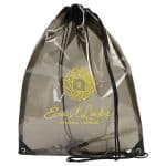 Diamond Clear TPU Drawstring Backpack - 8