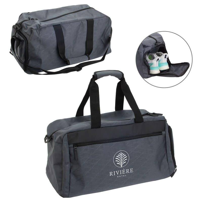 Diamondback Heathered Polycanvas Travel Duffel - 1