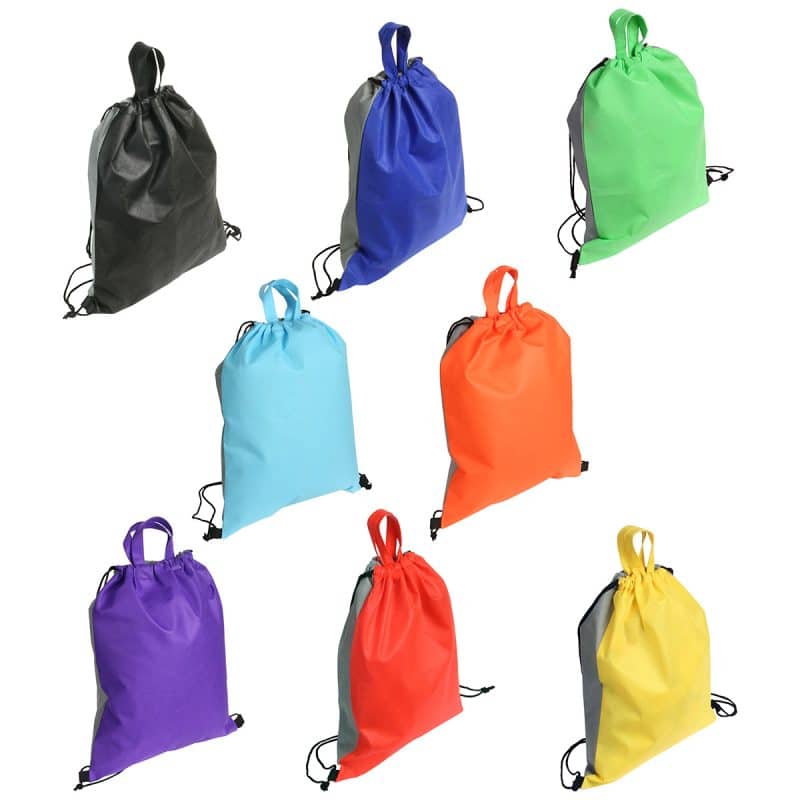 Glide Right Non-Woven Drawstring Backpack - 1