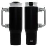 NAYAD® Genesis 40 oz Stainless Steel Double-Wall Mug with Foldable Handle - 3