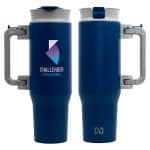 NAYAD® Genesis 40 oz Stainless Steel Double-Wall Mug with Foldable Handle - 4