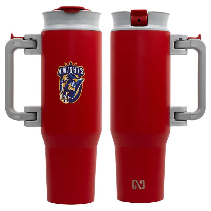 NAYAD® Genesis 40 oz Stainless Steel Double-Wall Mug with Foldable Handle - 6