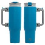NAYAD® Genesis 40 oz Stainless Steel Double-Wall Mug with Foldable Handle - 9