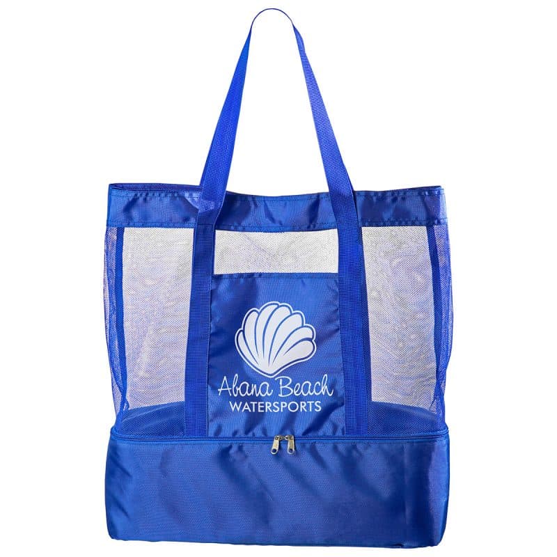 Nautical Polyester Insulated Beach Bag - 2