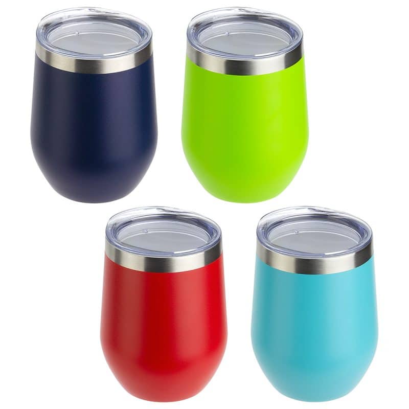 Pero 12 oz Copper-Lined Powder-Coated Insulated Goblet - 1