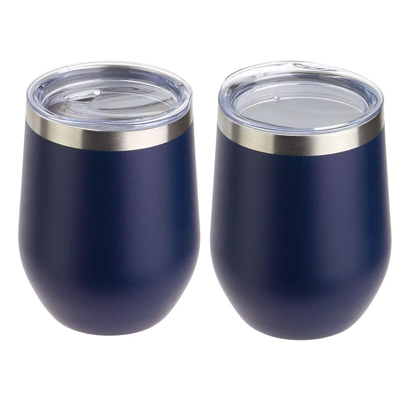 Pero 12 oz Copper-Lined Powder-Coated Insulated Goblet - 3