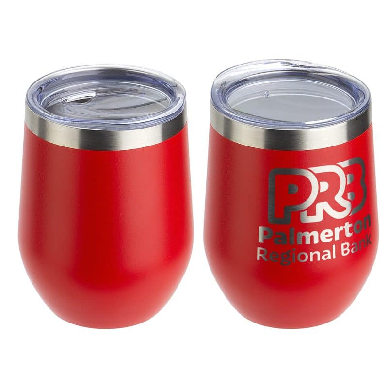 Pero 12 oz Copper-Lined Powder-Coated Insulated Goblet - 6