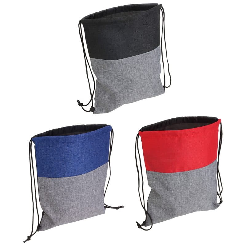 Quill Non-Woven/Nylon Drawstring Backpack - 1