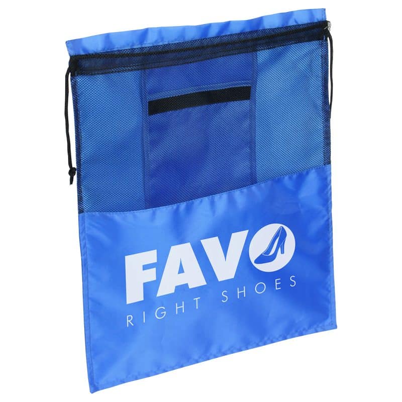 Solelo Travel Polyester Drawstring Shoe Bag - 4