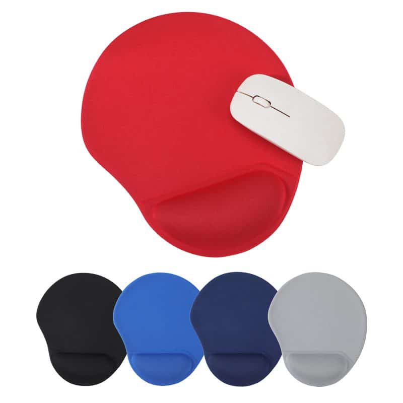 Wave Non-Slip Mouse Pad with Gel Wrist Rest - 1