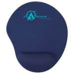 Wave Non-Slip Mouse Pad with Gel Wrist Rest - 6