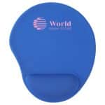Wave Non-Slip Mouse Pad with Gel Wrist Rest - 8