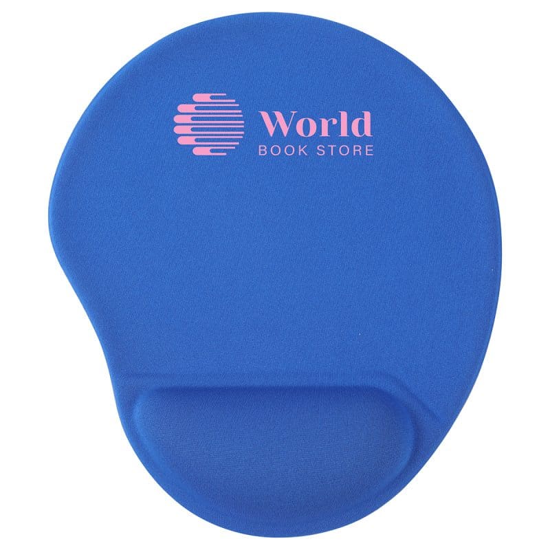 Wave Non-Slip Mouse Pad with Gel Wrist Rest - 8