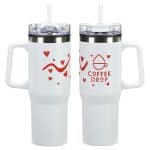 Oceanic 30 oz Stainless Steel/Polypropylene Mug with Color-Matching Handle - 8