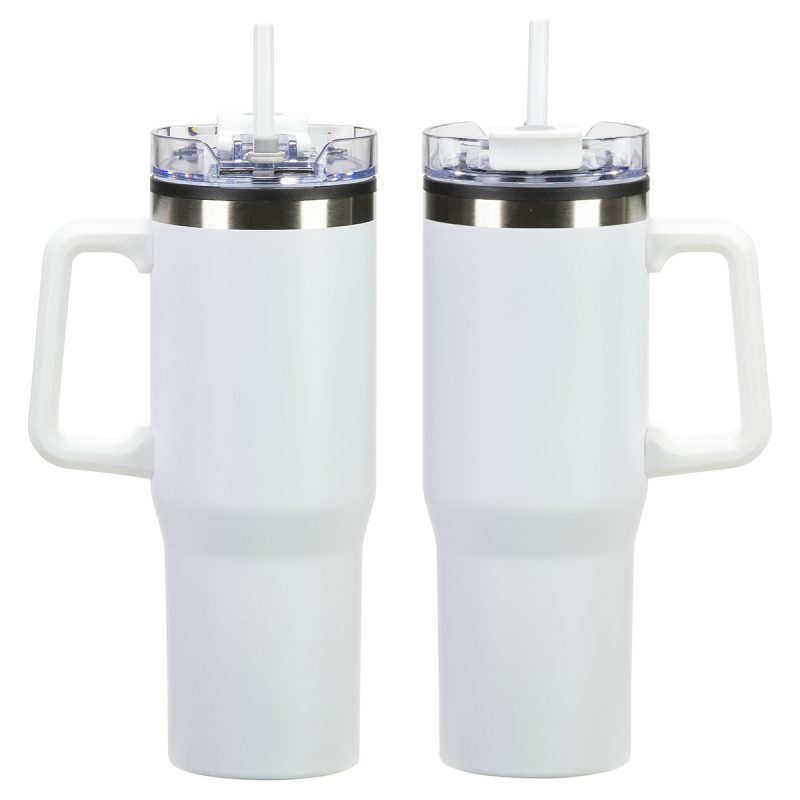 Oceanic 30 oz Stainless Steel/Polypropylene Mug with Color-Matching Handle - 9