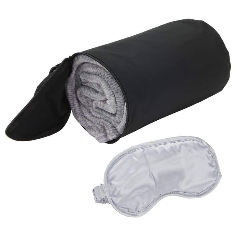 AeroLOFT® Business First Travel Blanket with Sleep Mask - 1