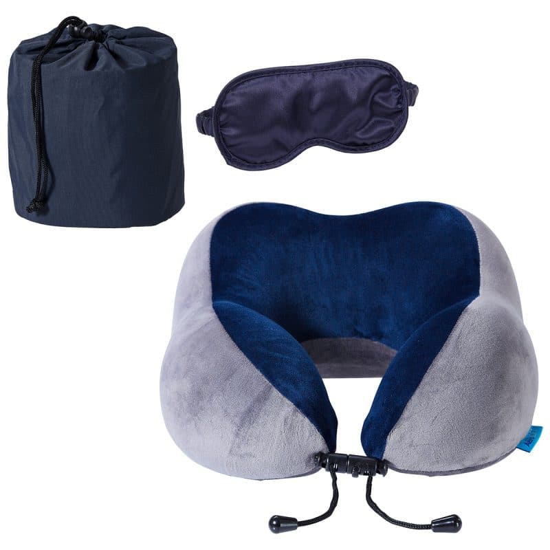 AeroLOFT® Business First Travel Pillow with Sleep Mask - 1