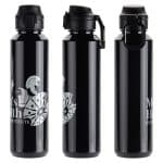 Switchback 27 oz RPET Bottle with Snap-Top Lid & Carabiner - 2