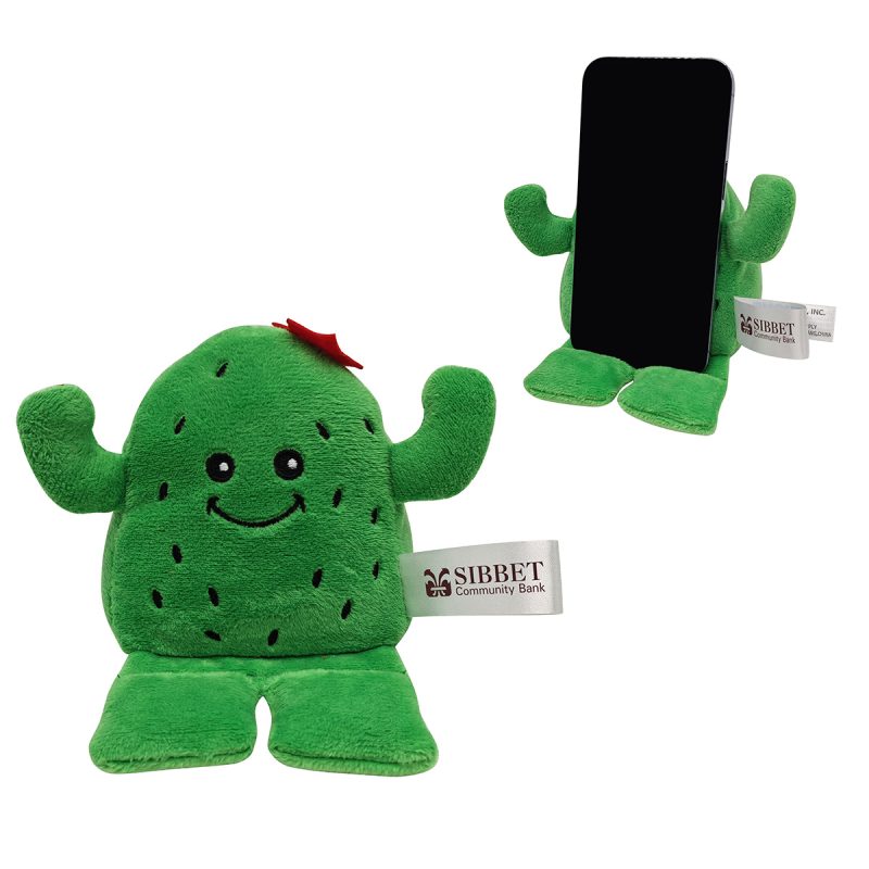 Phone-Pals™-Weighted-Plush-Phone-Holder-Cactus-PHP-CA25 Phone Pals™ Weighted Plush Phone Holder - Cactus