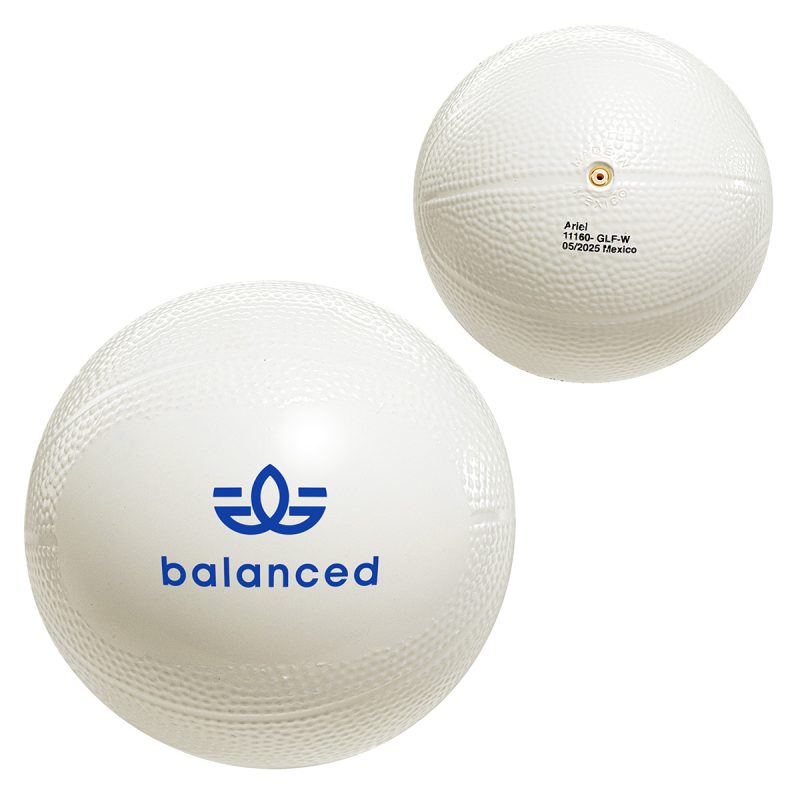 Basketball 4" Vinyl Sports Ball - 8