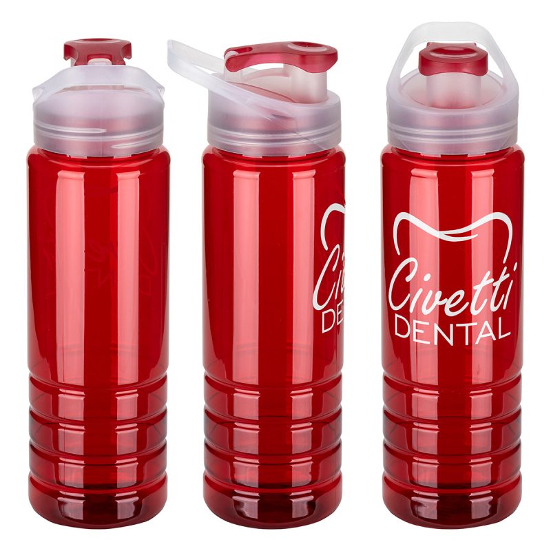 Breakaway 26 oz RPET Sports Bottle with Flip-Top Spout - 6