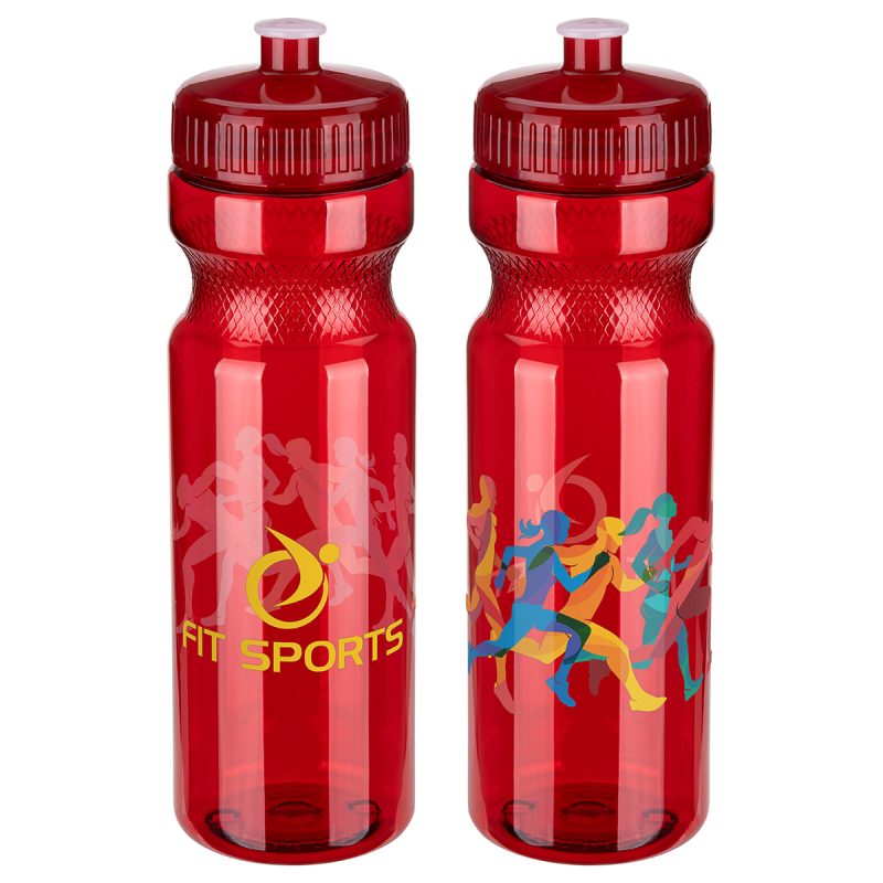 Prologue 28 oz PET Sports Bottle with Push-Pull Lid - 6