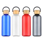 Sanzio 21 oz RPET Bottle with Bamboo Lid - 1