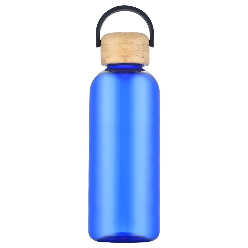 Sanzio 21 oz RPET Bottle with Bamboo Lid - 3