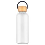 Sanzio 21 oz RPET Bottle with Bamboo Lid - 5