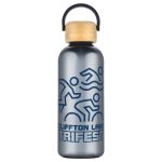 Sanzio 21 oz RPET Bottle with Bamboo Lid - 8