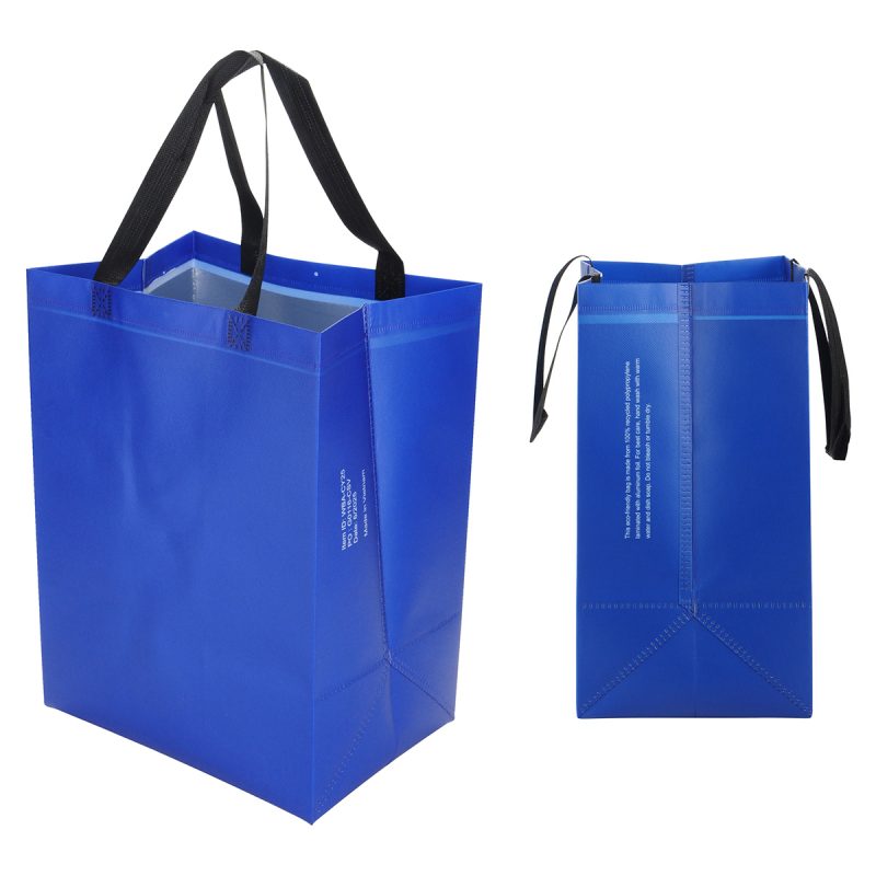 Calypso 75GSM Recycled Non-Woven Polypropylene Heat-Sealed Insulated Tote - 5