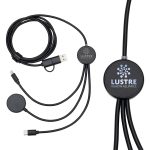 Infinity 5-in-1 48" Charging Cable with Watch Charger & Light-Up Logo