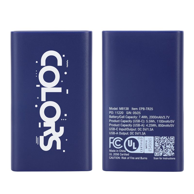 Triumph 2000mAh UL-Listed Power Bank - 4